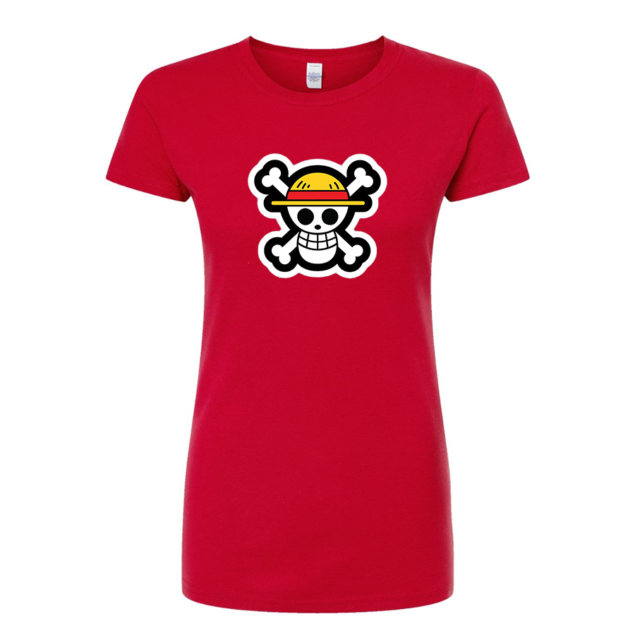 Women's StrawHat Round Neck T-Shirt