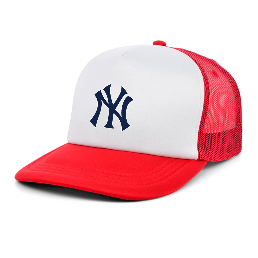 New York NY Yankees Baseball Trucker Hat