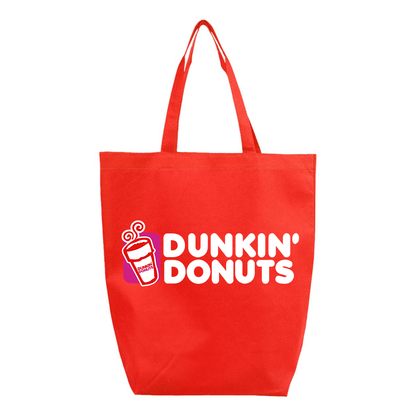 Dunkin Donuts  Q-Tees Non-Woven Gusset Bottom Tote