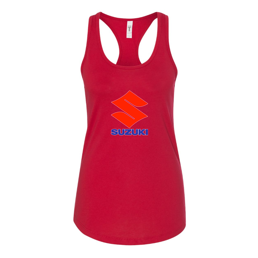 Women's Suzuki Bike Motorcycle Racerback Tank Top