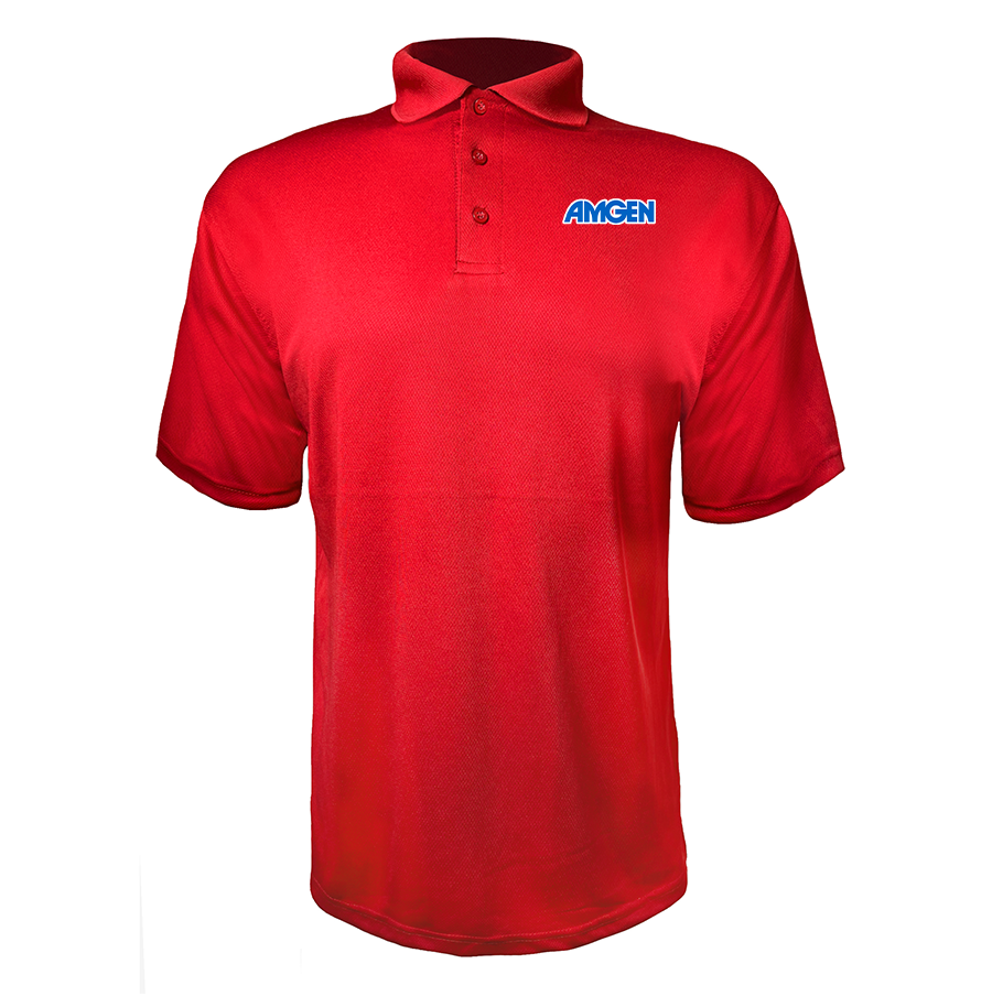 Men' Amgen Polyester Polos