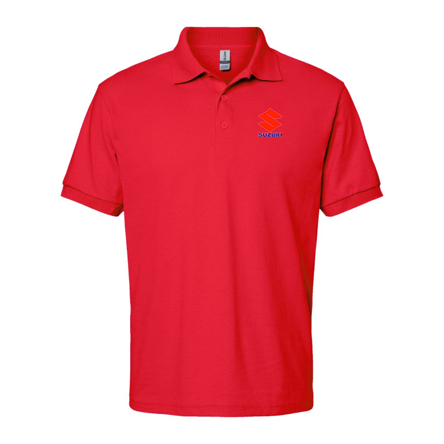 Men's Suzuki Bike Motorcycle Dry Blend Polo