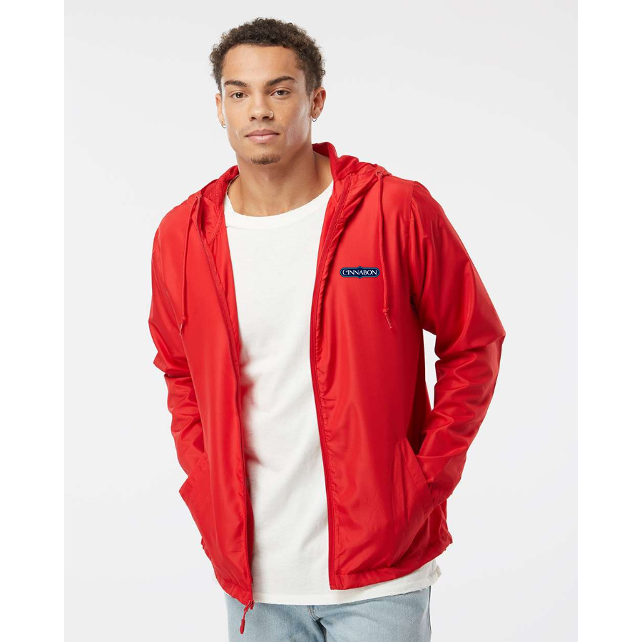 Men's Cinnabon Independent Trading Co Lightweight Windbreaker Full-Zip Jacket