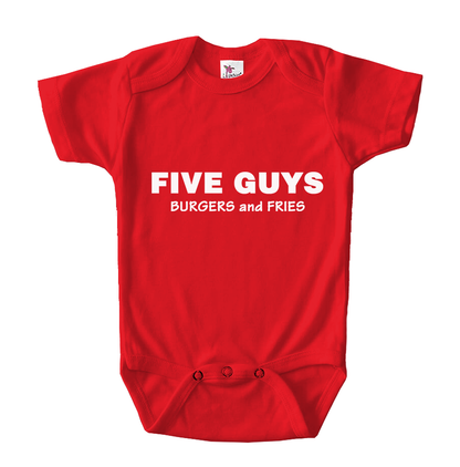 Five Guys Baby Romper Onesie