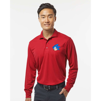 Men'sSonic the Hedgehog Paragon Prescott Long Sleeve Polo