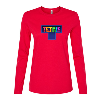 Women's Tetris Long Sleeve T-Shirt