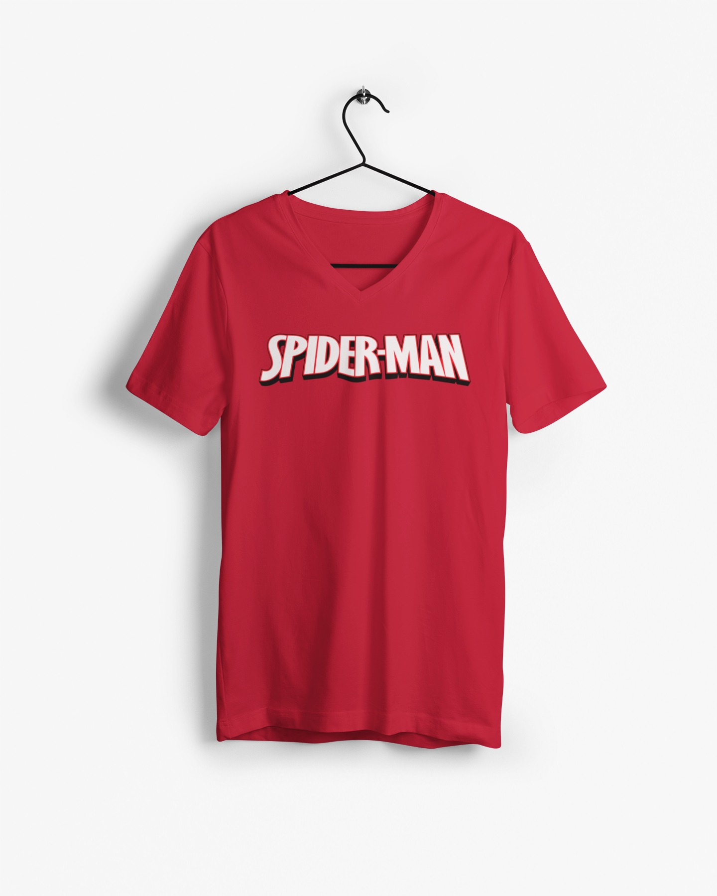 Spider Man BELLA  CANVAS  Jersey V-Neck Tee