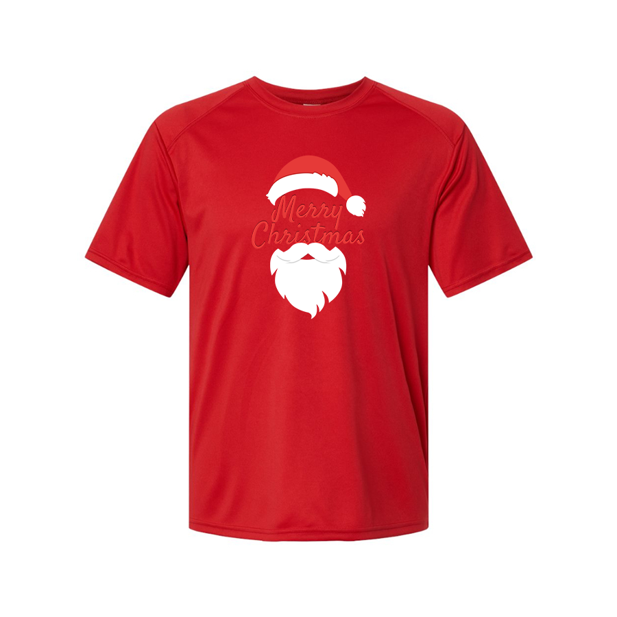 Men's Merry Christmas Santa Claus Performance T-Shirt