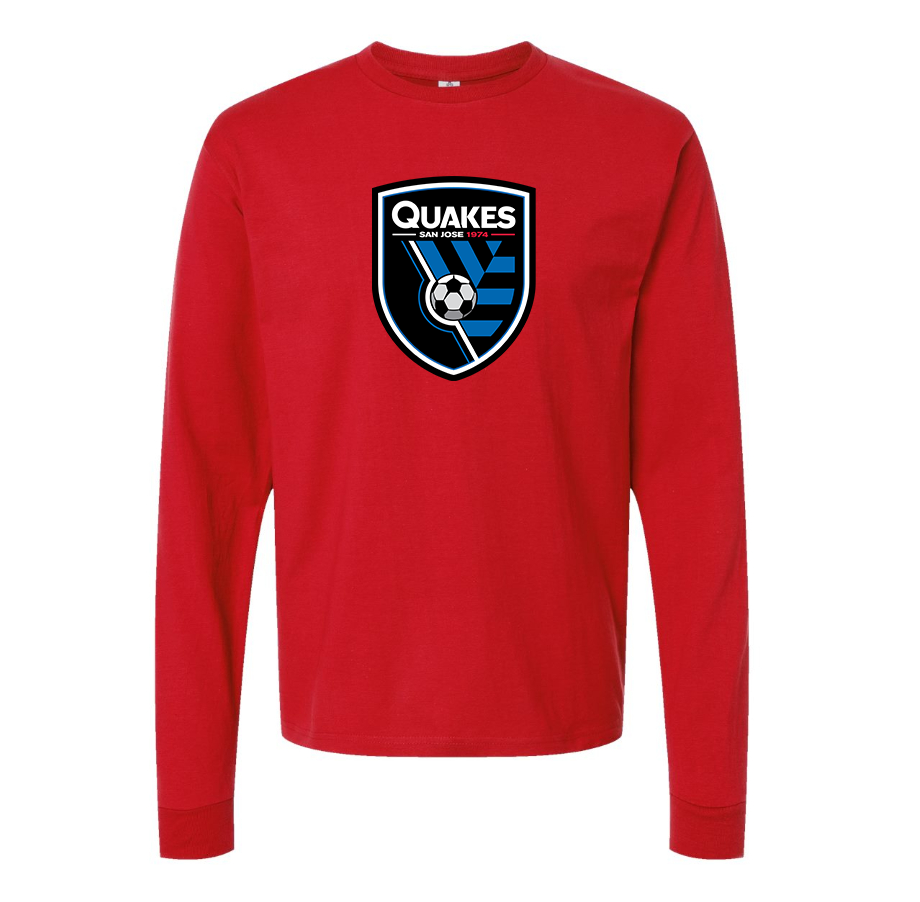 Men's San Joke Earthquakes  Long sleeves T-Shirt