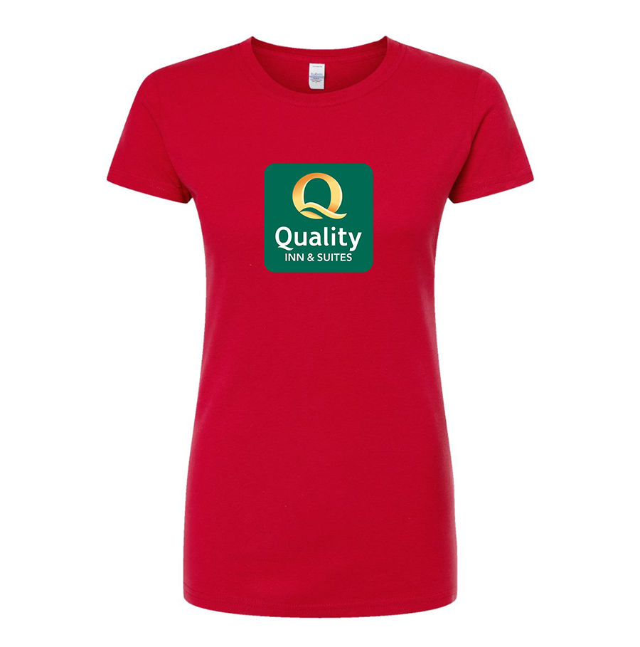 Women's Quality Inn & Suites Round Neck T-Shirt