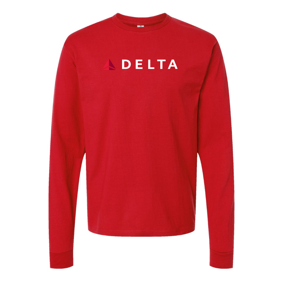 Men's Delta Airlines Long sleeves T-Shirt