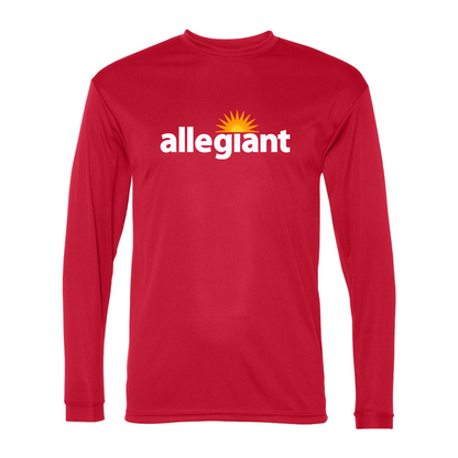 Men's Allegiant Air  Polyester Long Sleeve T-Shirt