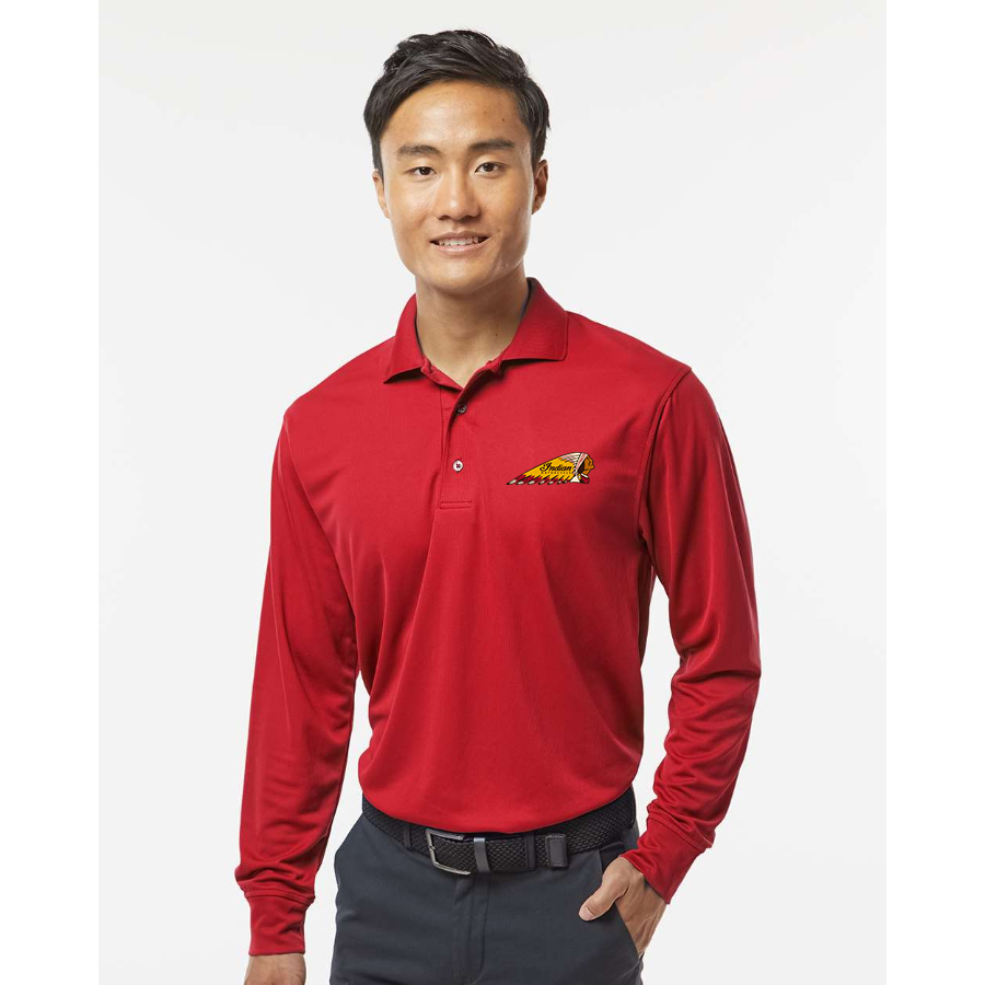 Men's Indian Motorcycle Paragon Prescott Long Sleeve Polo