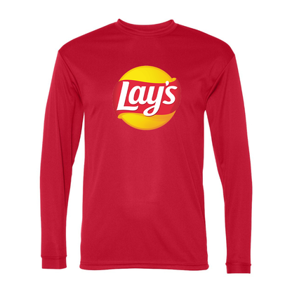 Men's Lays  Polyester Long Sleeve T-Shirt