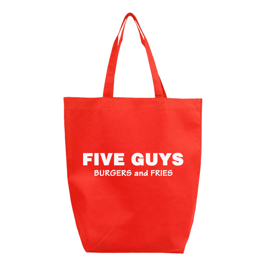 Five Guys Q-Tees Non-Woven Gusset Bottom Tote