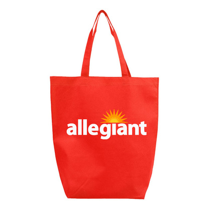 Allegiant Air  Q-Tees Non-Woven Gusset Bottom Tote