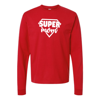 Youth's Super Mom Long sleeves T-Shirt