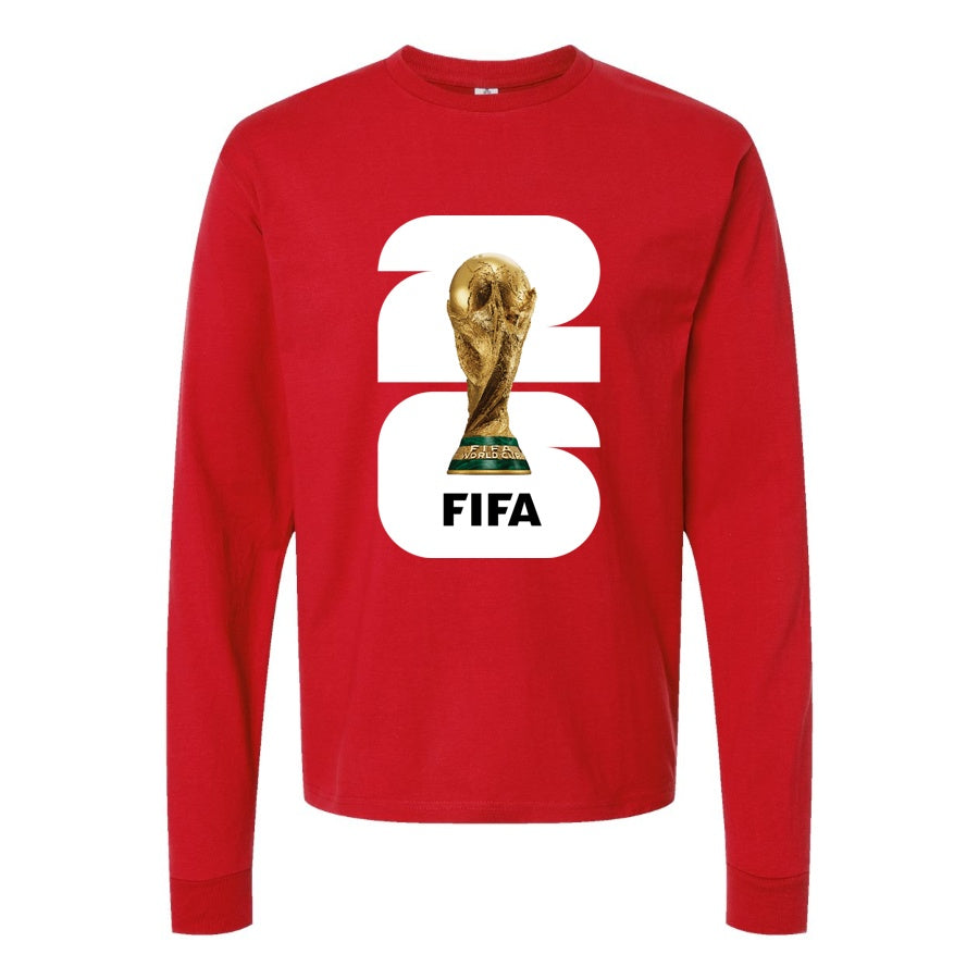 Men's Fifa World Cup 2026 Long Sleeves Cotton-Blend T-Shirt