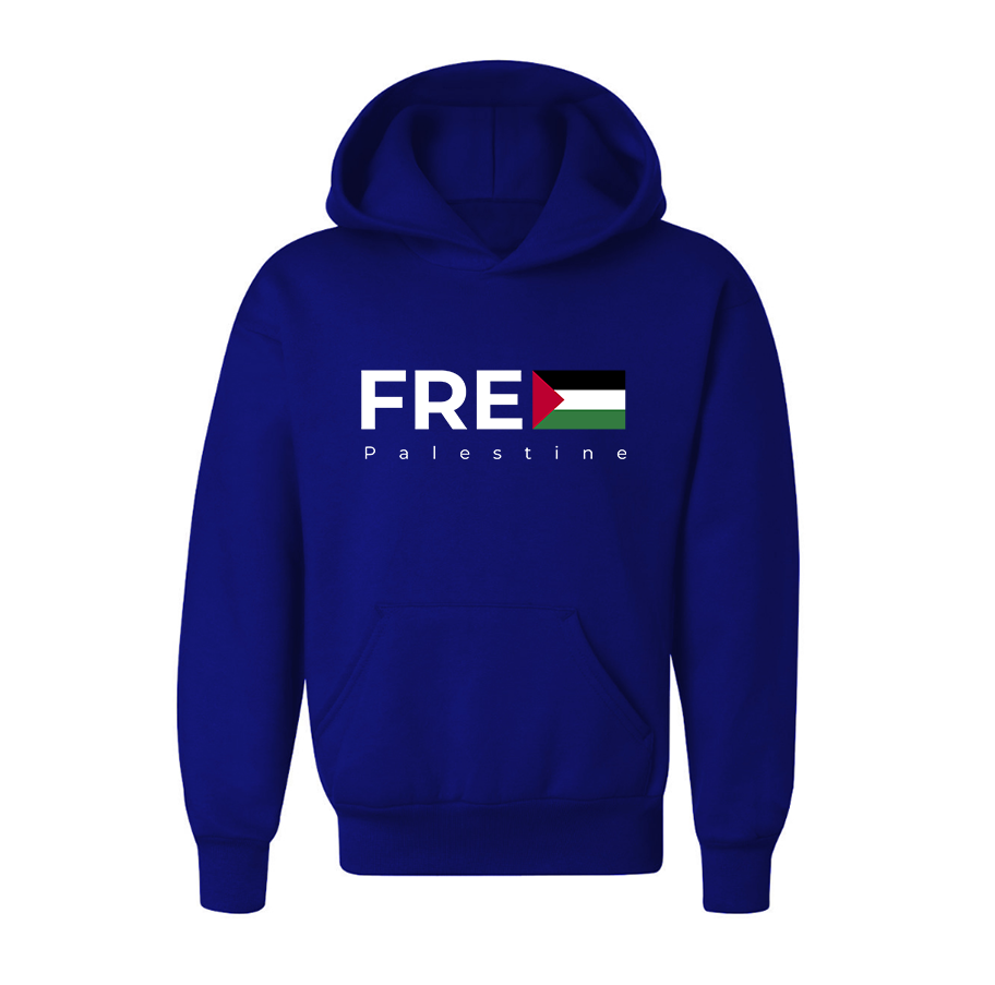 Youth's Free Palestine Pullover Hoodie