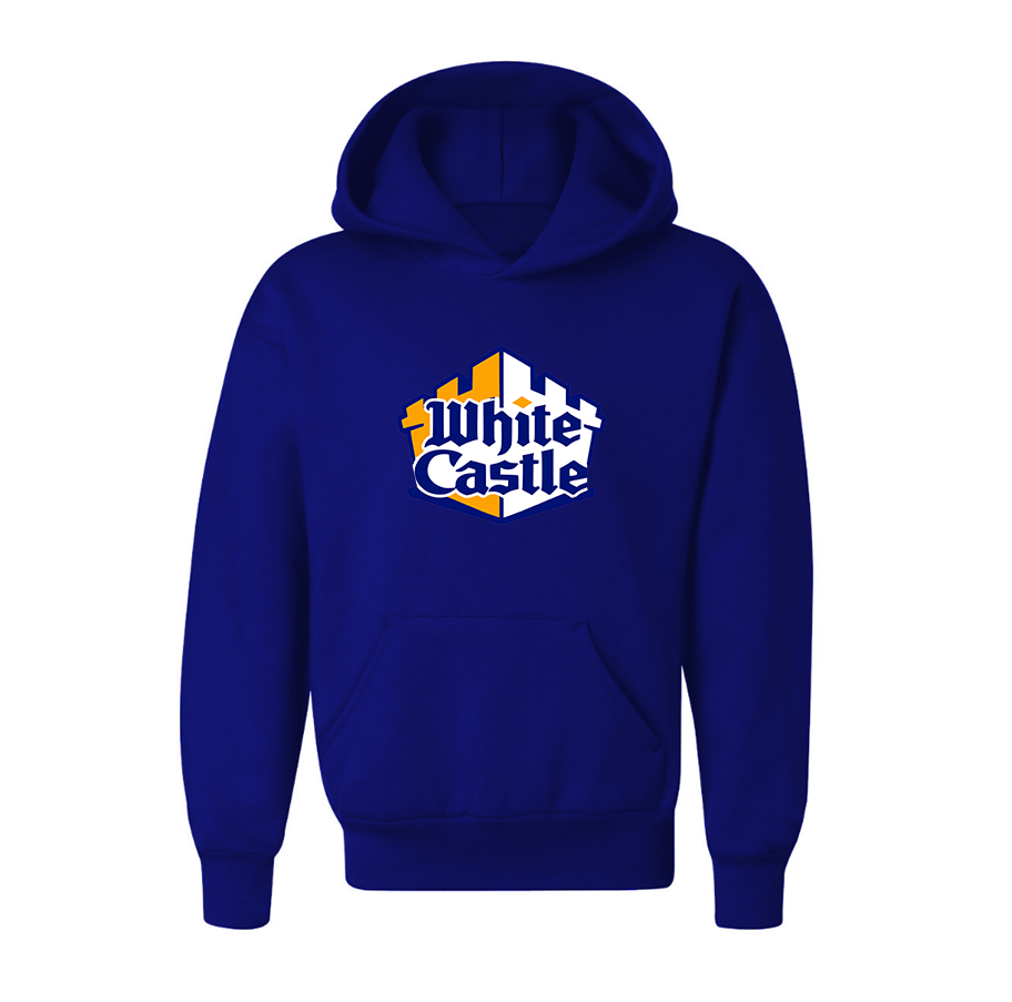 Youth's White Castle Pullover Hoodie