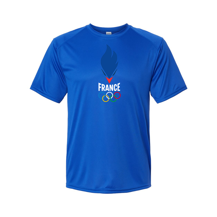 Youth France Olympia 2024 Performance T-Shirt