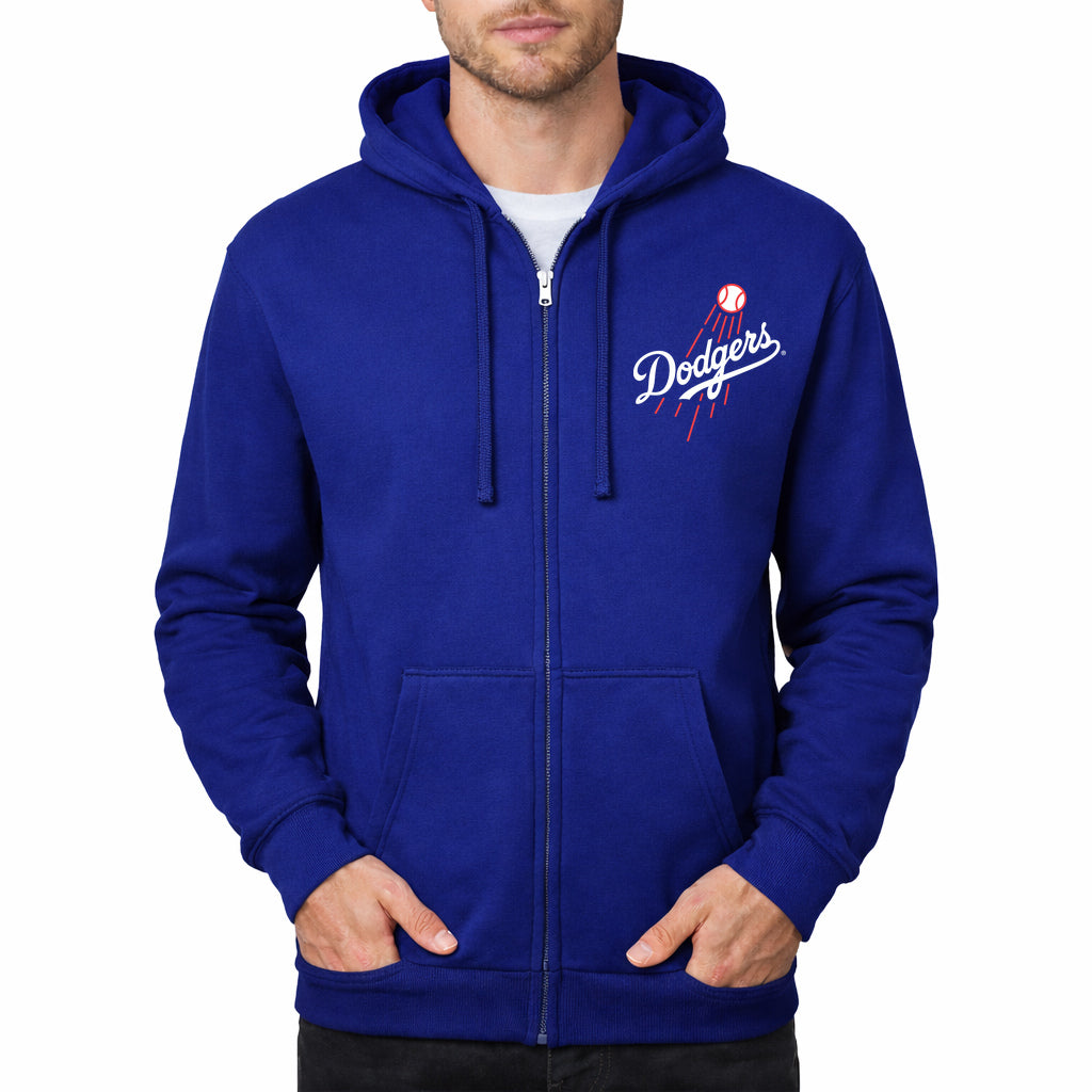 Men's Los Angeles Dodgers Zipper Hoodie