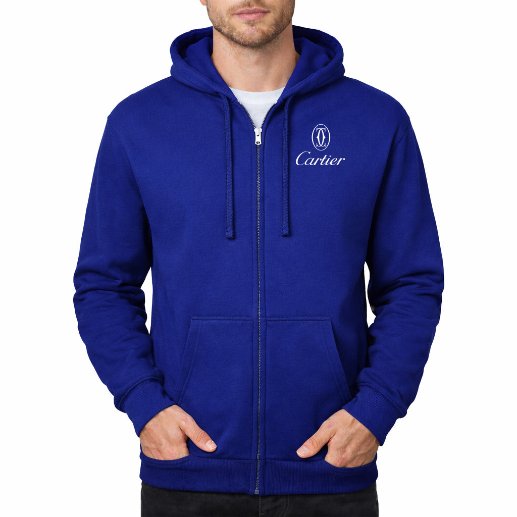 Men's Cartier Jeweller and Watchmaker Zipper Hoodie