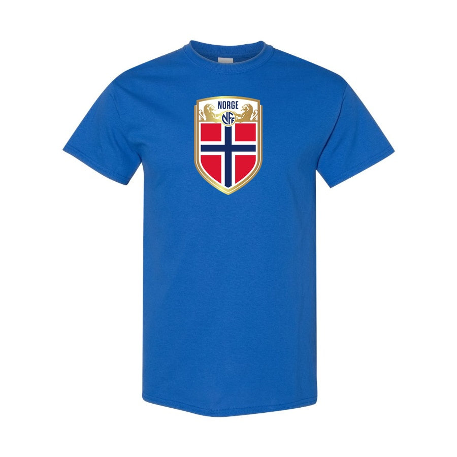Men's Norway Soccer Cotton T-shirt