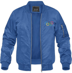 Men's Olympics Rings Lightweight Bomber Jacket Windbreaker Softshell Varsity Jacket