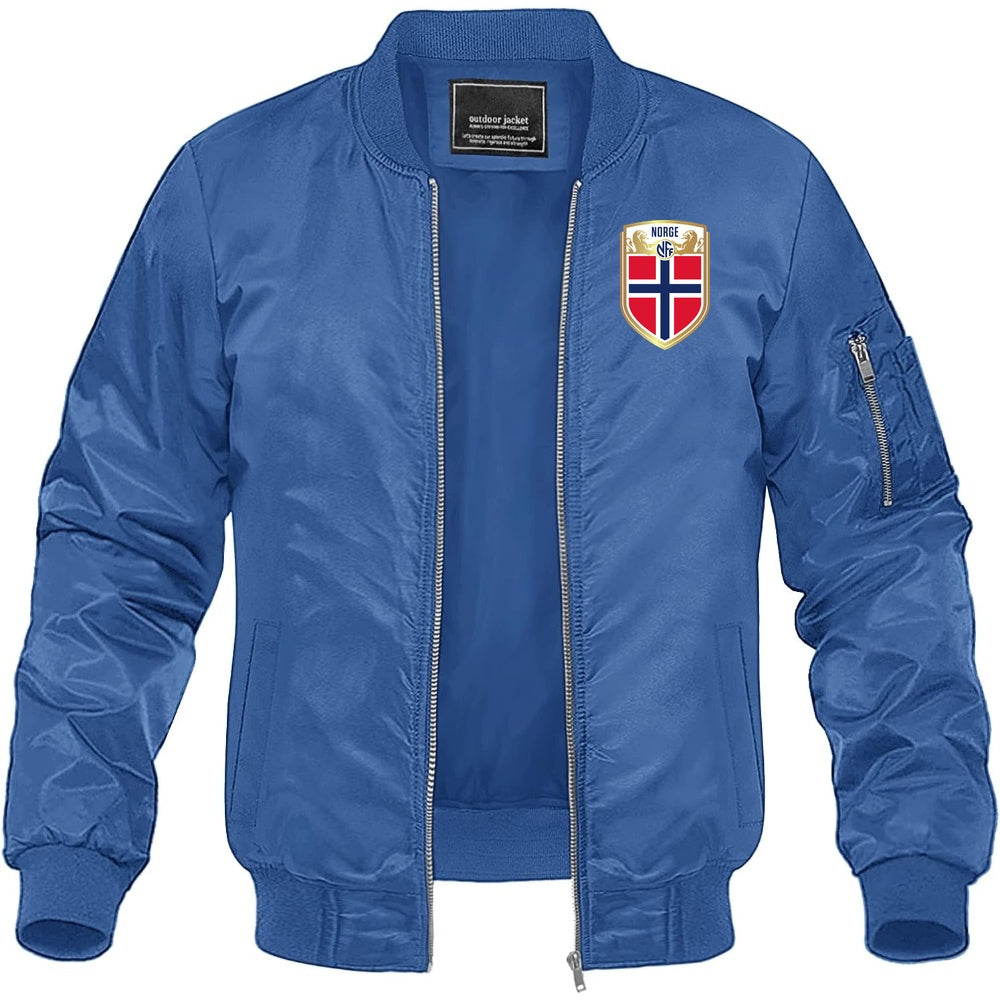 Men's Norway Soccer Lightweight Bomber Jacket