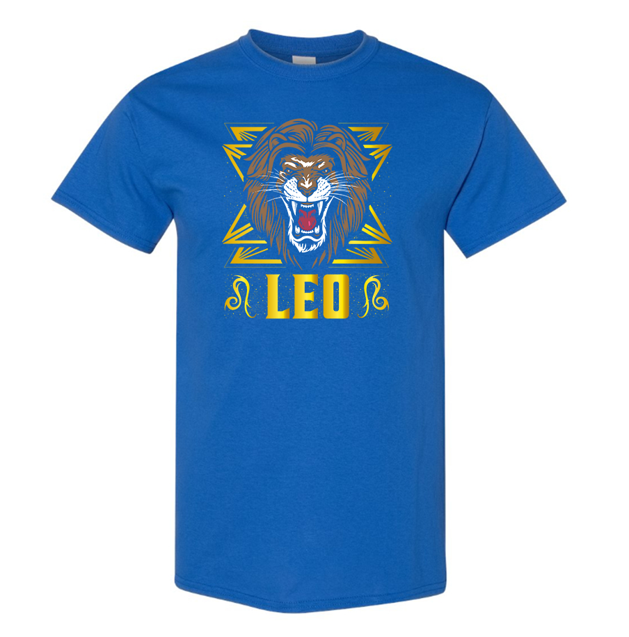 Youth's Leo Zodiac Sign Cotton T-Shirt