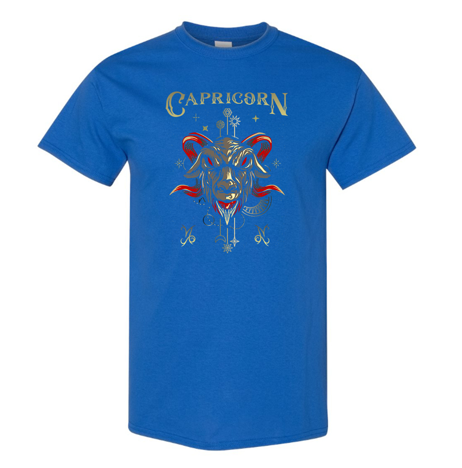 Men's Capricorn Zodiac Cotton T-shirt