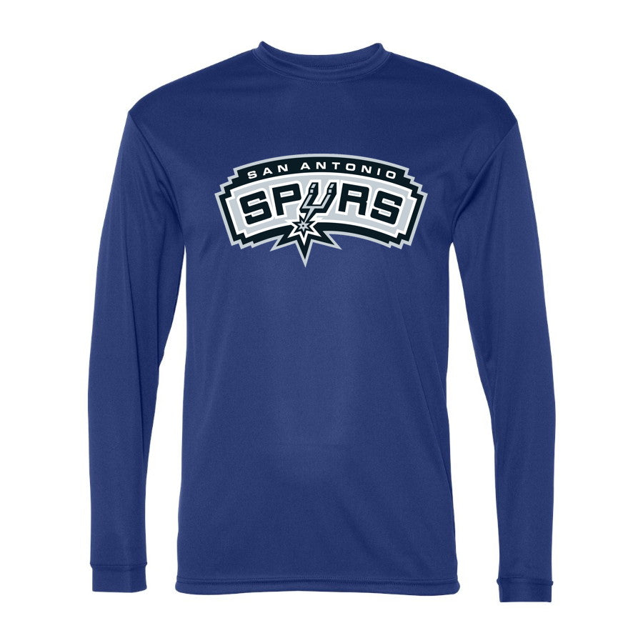 Men's San Antonio Spurs Polyester Long Sleeve T-Shirt