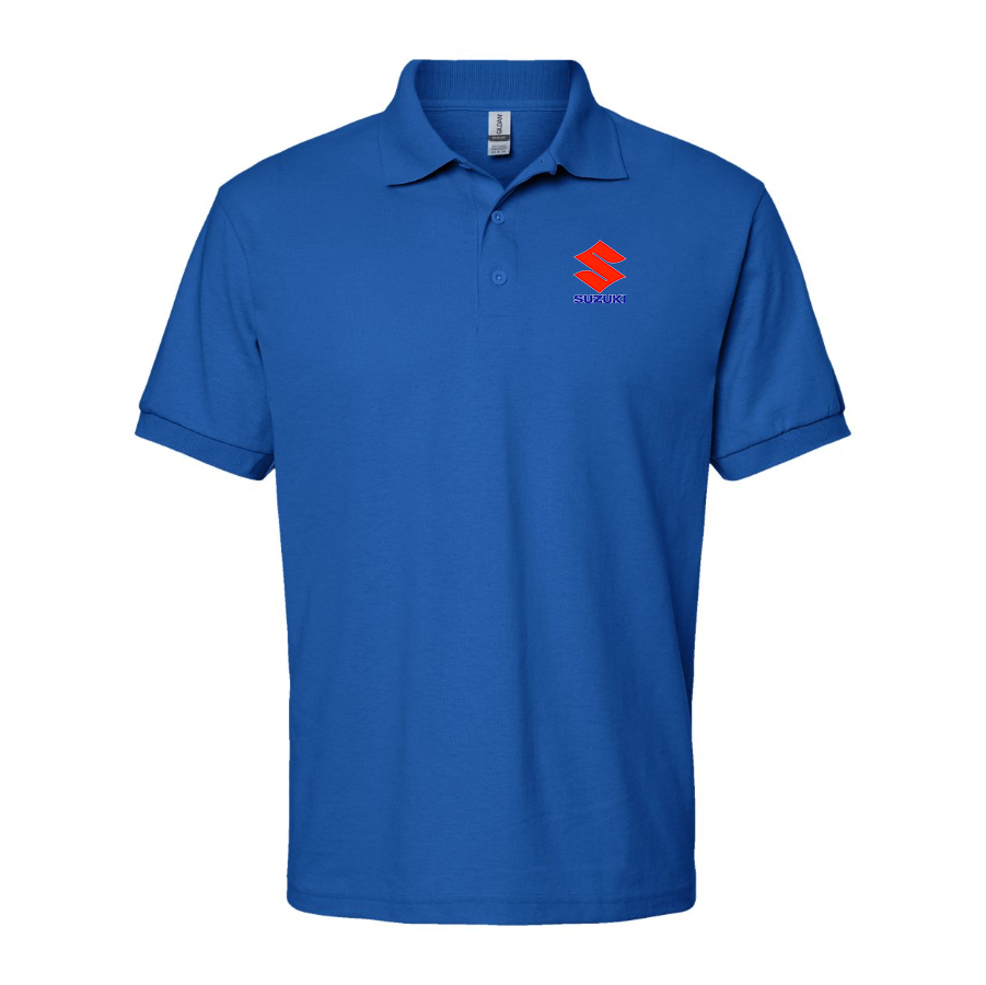 Men's Suzuki Bike Motorcycle Dry Blend Polo