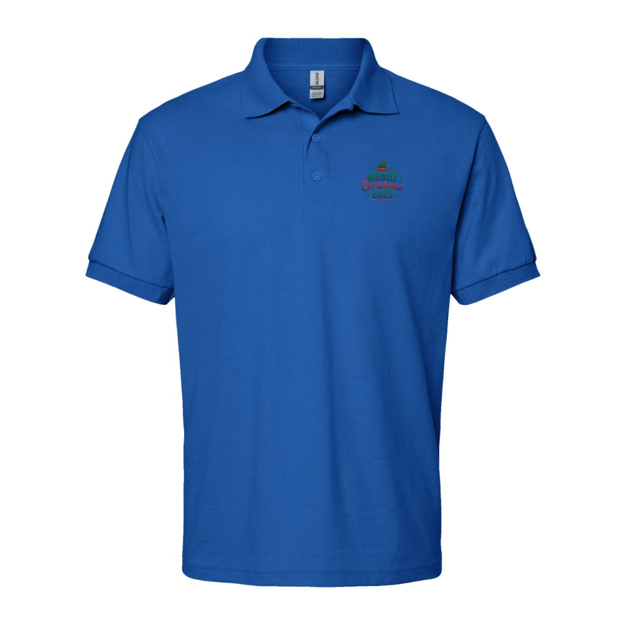 Men's Merry Christmas 2025 Dry Blend Polo