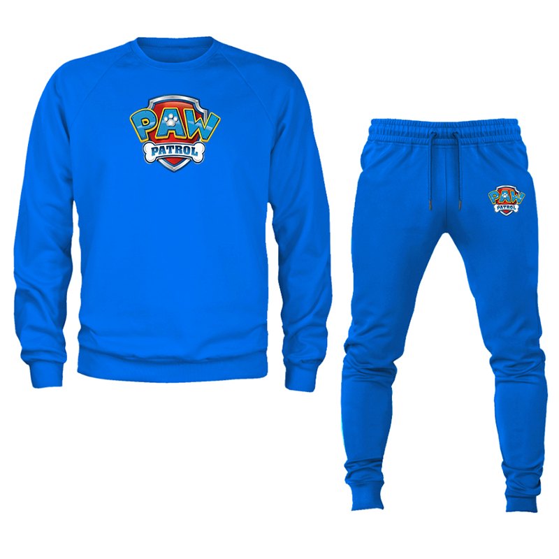 Men's Paw Patrol Crewneck Sweatshirt Joggers Set