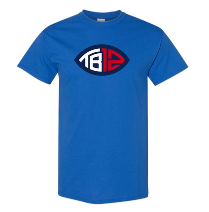 Men's Tom Brady 12 Cotton T-shirt