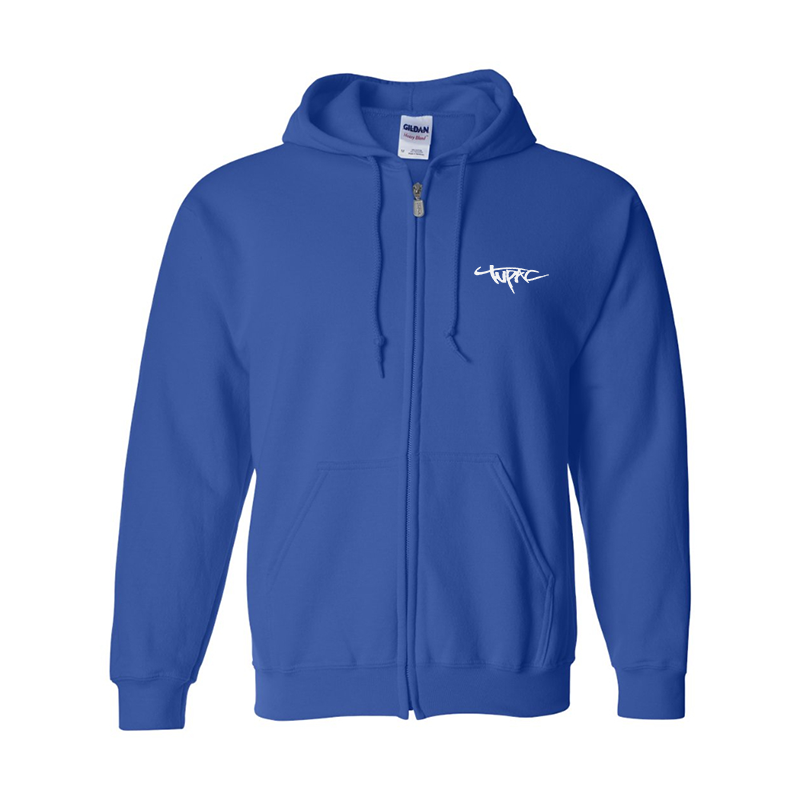 Men's Tupac Gildan Heavy Blend Full-Zip Hooded Sweatshirt
