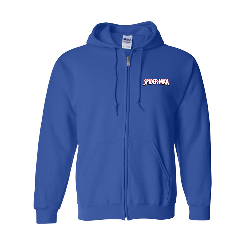 Men's Spider Man Gildan Heavy Blend Full-Zip Hooded Sweatshirt