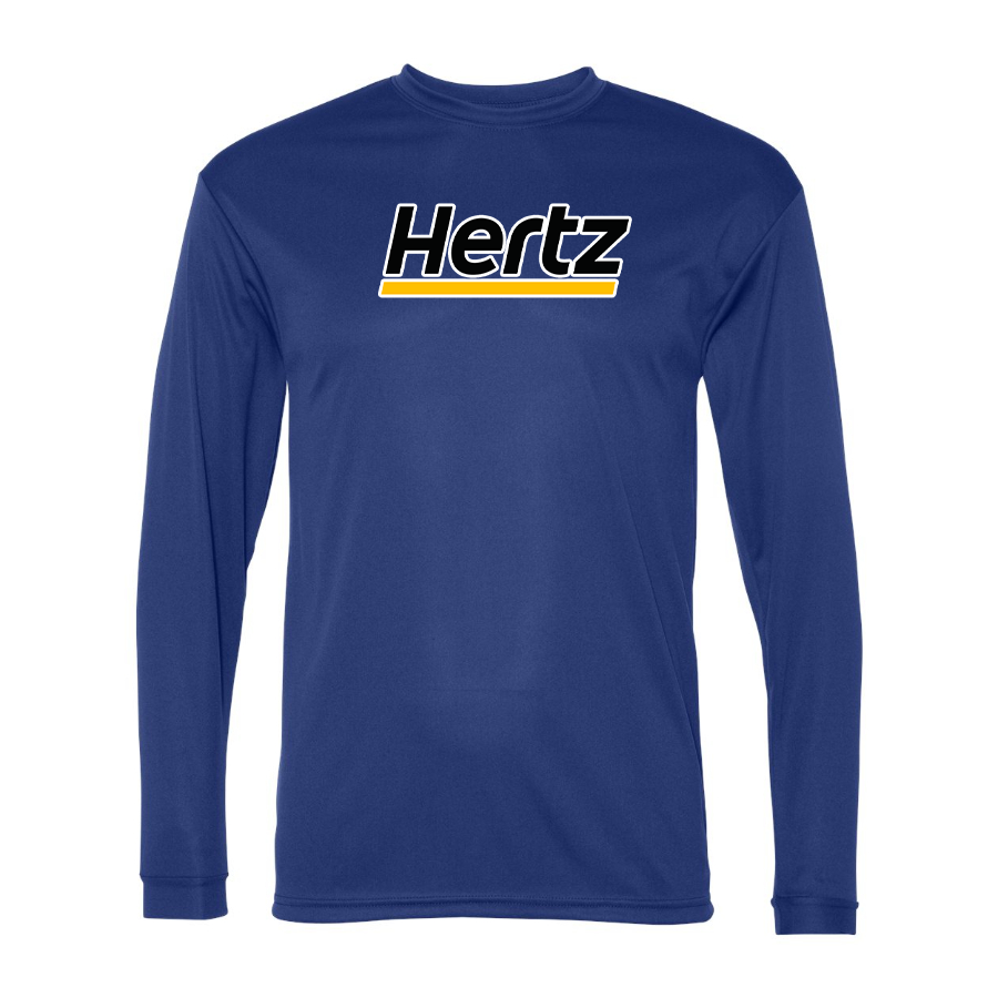 Men's Hertz Polyester Long Sleeve T-Shirt