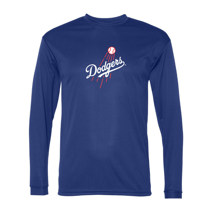 Men's Los Angeles Dodgers Polyester Long Sleeve T-Shirt