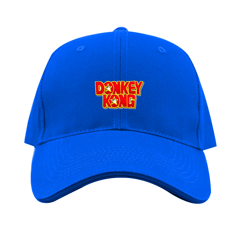 Donkey Kong Dad Baseball Cap Hat – Embroidered Fan Hat | TeesCustomize
