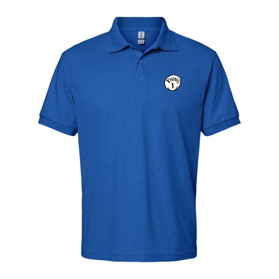 Men's Dr. Suess Thing 1 Dry Blend Polo