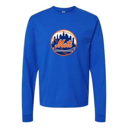 Men's New York Mets Long sleeves T-Shirt