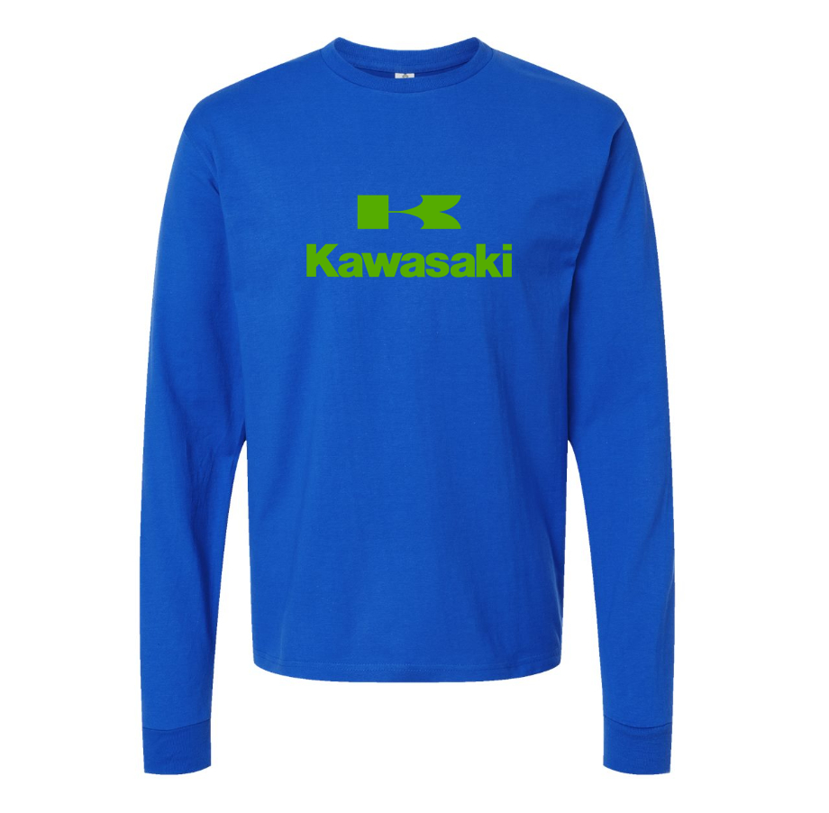 Men's Kawasaki Bike Motorcycle Long sleeves T-Shirt