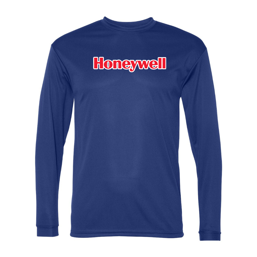 Men's Honeywell  Polyester Long Sleeve T-Shirt