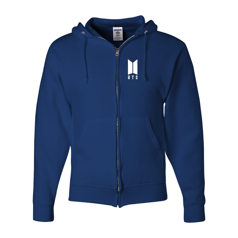 Men's BTS JERZEES NuBlend Full Zip Hooded Sweatshirt