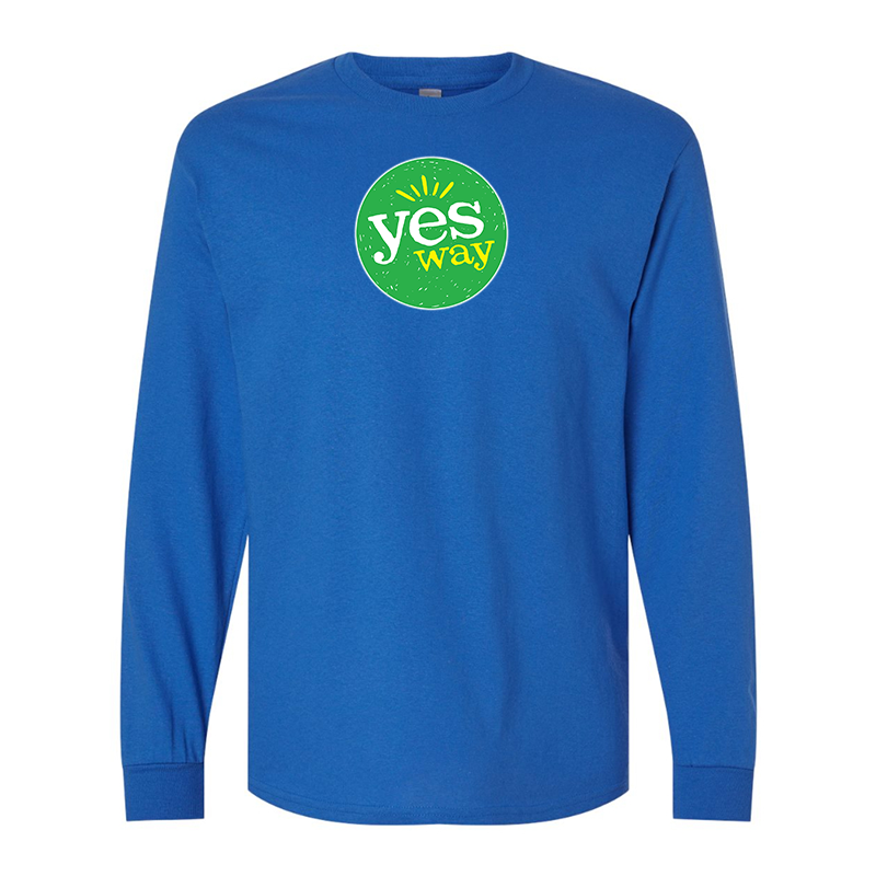 Men's Yes Way  Gildan Heavy Cotton Long Sleeve T-Shirt