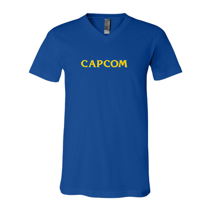 Men's Capcom BELLA  CANVAS  Jersey V-Neck Tee