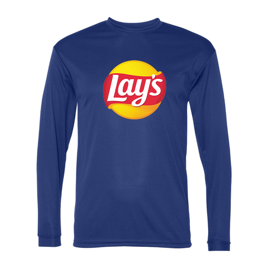 Men's Lays  Polyester Long Sleeve T-Shirt